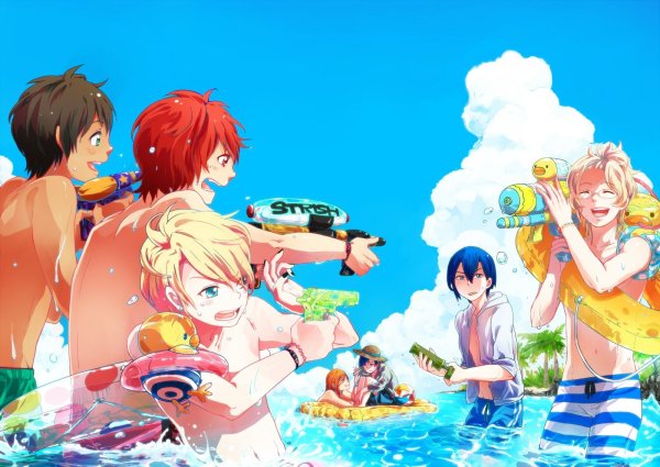 Аниме идолмастер пляж