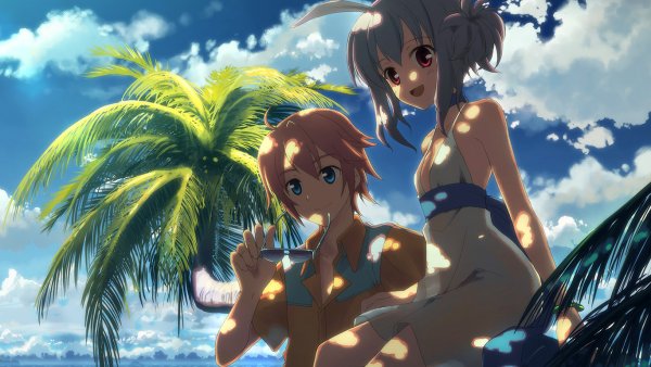 Нарисованный пляж