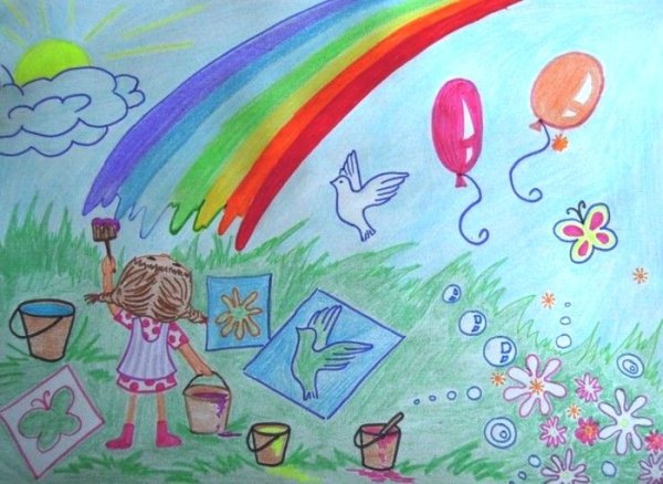 Рисунки на летнюю тему