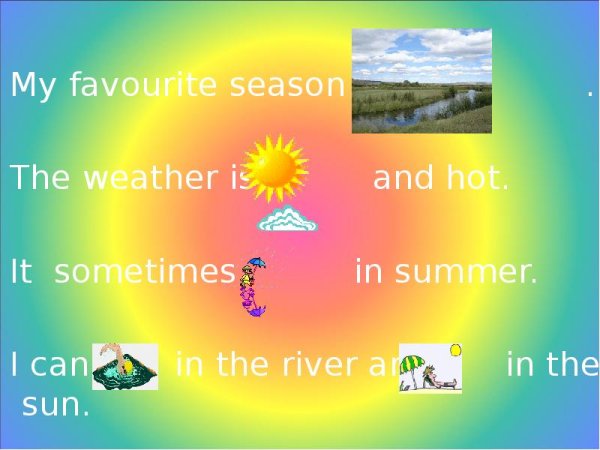 Описание природы на английском