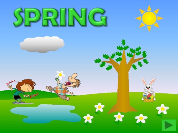 Времена года на англйи