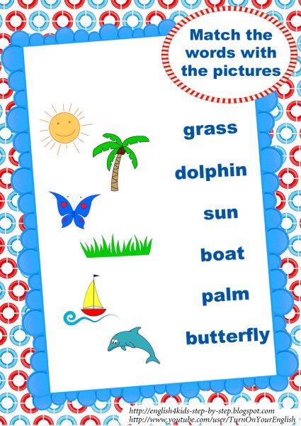 Summer Holidays задания для детей