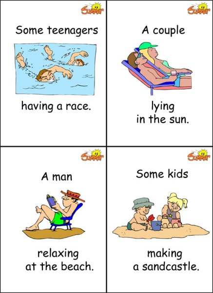 Английская лексика на тему лето