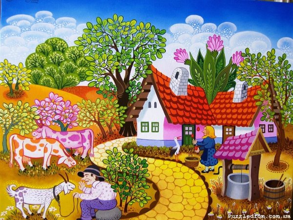 Сказочный дом с огородом