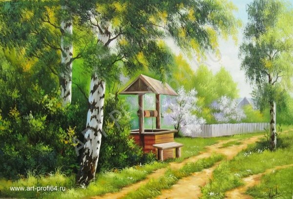 Домик в деревне вектор