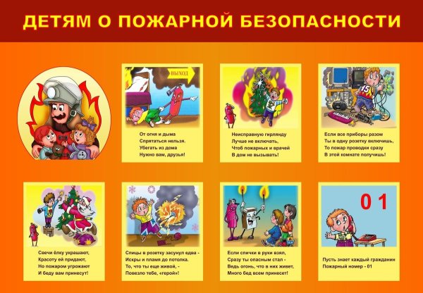 Памятка для родителей о мерах пожарной безопасности в детском саду