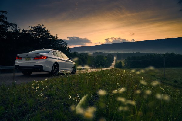 БМВ на природе