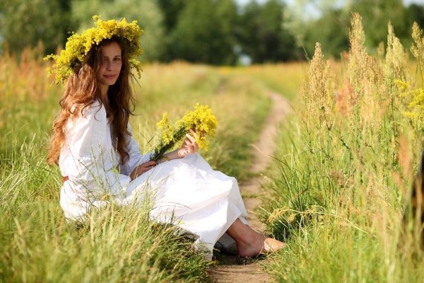 Фотосессия в деревенском стиле летом