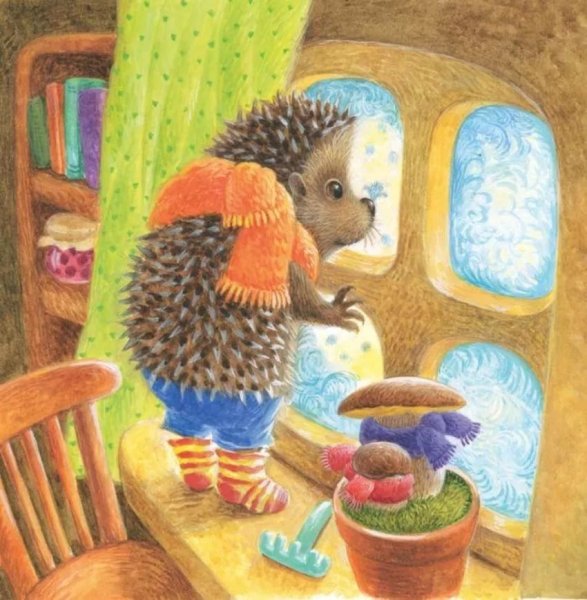 Ежик иллюстрация
