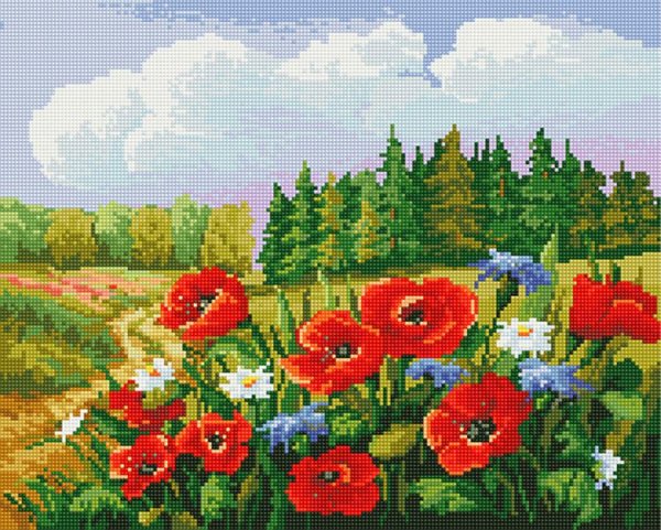 Алмазная мозаика диамонд Painting лето