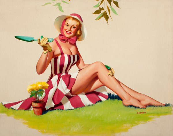 Художник Gil Elvgren + сауна