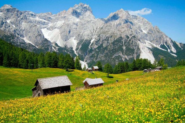 Доломитовые горы, Италия, Val di Funes