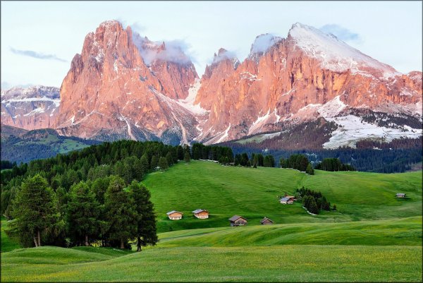 Доломитовые горы, Италия, Val di Funes