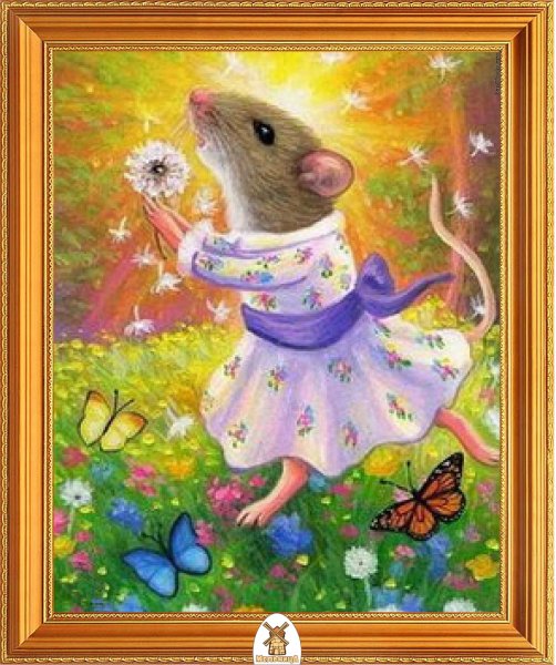 Картина мышонок