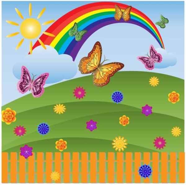 Радужное лето в детском саду