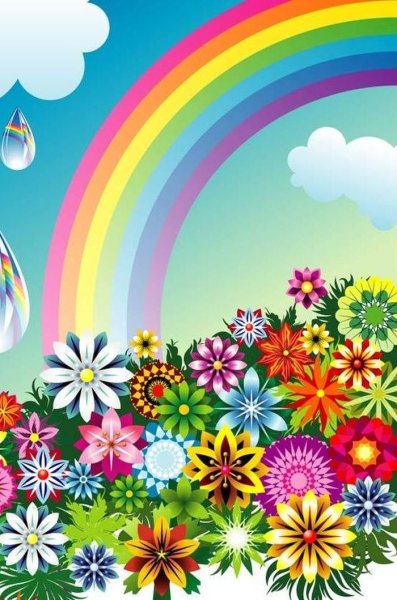 Цветы радуги