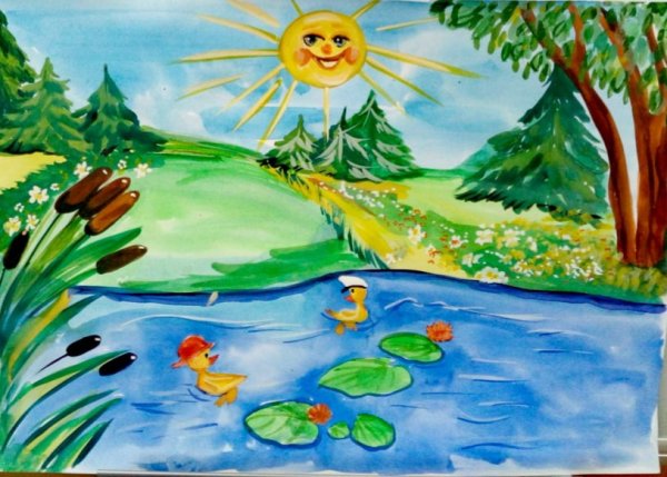 Рисунки на летнюю тему