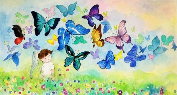 Бабочка рисунок