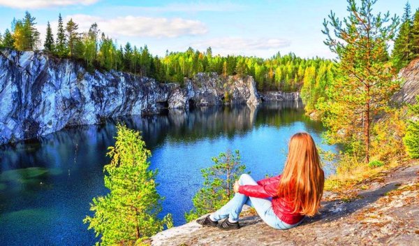 Карелия Рускеала поход