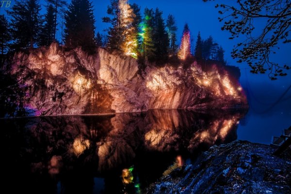 Сортавала каньон Рускеала