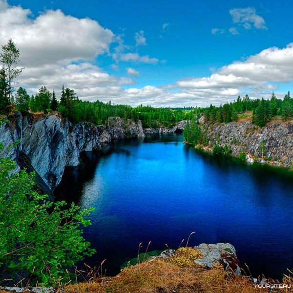 Карелия каньон Рускеала
