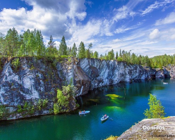 Карелия Северный парк Рускеала
