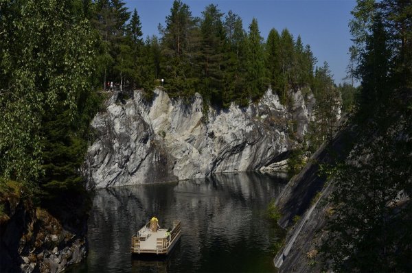 Горный парк Рускеала мраморный каньон