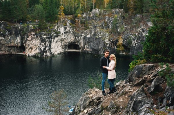 Карелия карьер Рускеала