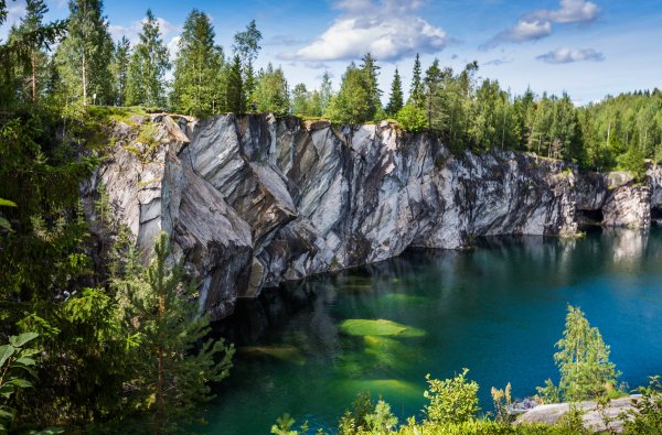 Мраморный карьер Рускеала