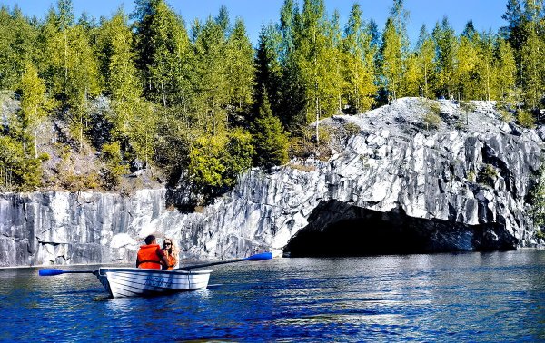 Белая гора Рускеала