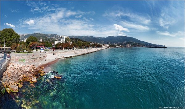 Ялта набережная с моря
