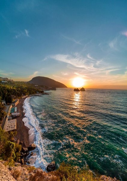 Алушта горы море