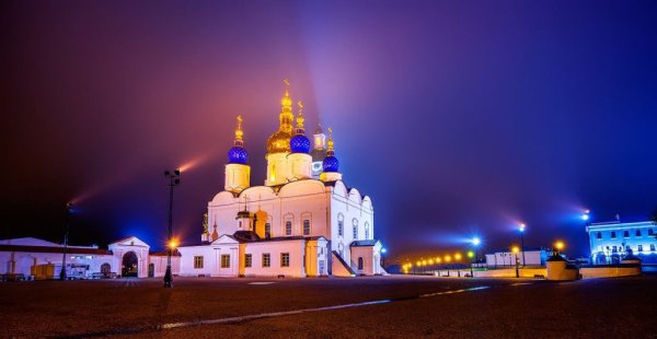 Тобольский Кремль ночью