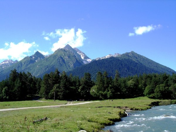 Горы Кавказа Архыз