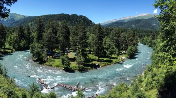 Теберда Архыз Софийский водопад