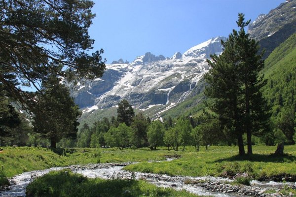 Поселок Архыз горы