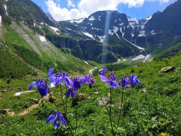 Поселок Архыз горы