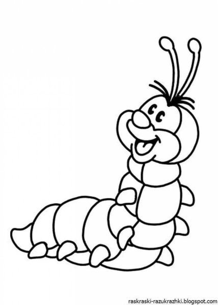 Раскраски насекомые в природе