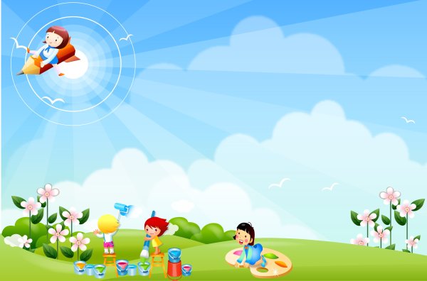 Летний фон для детей