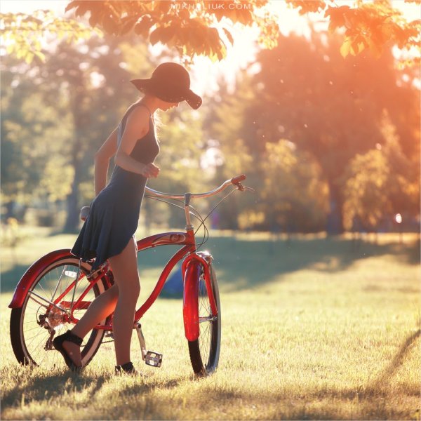 Фотосессия с велосипедом