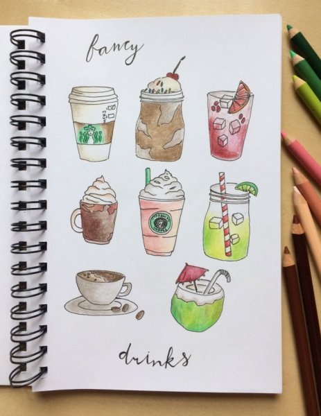 Маленькие рисунки для скетчбука