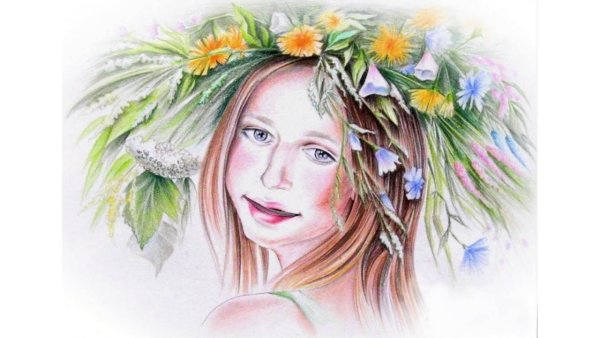 Девушка лето портрет