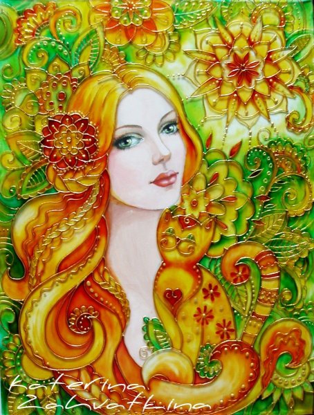 Фон для портрета березы