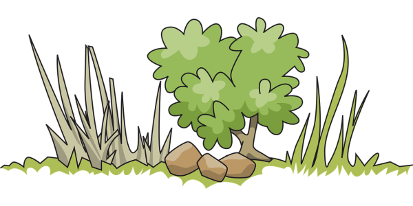 Дерево мультяшное