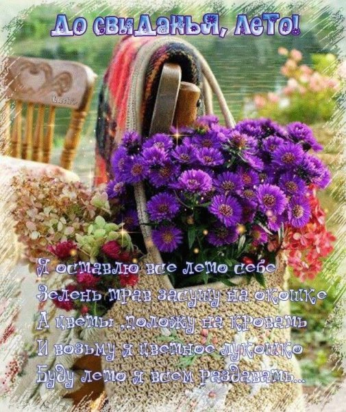 Пожелания с последним днем лета