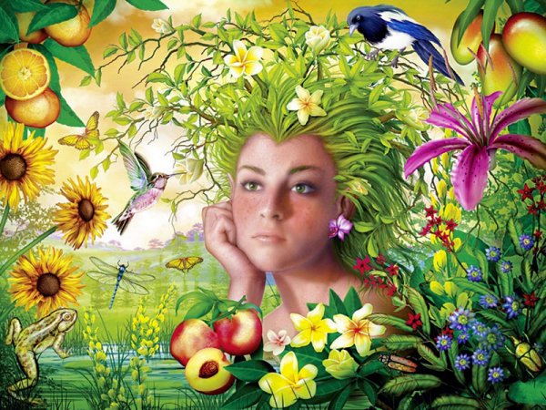 Лето в образе человека