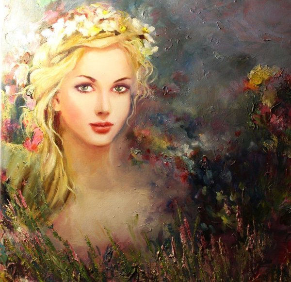 Ольга Симонова художник картины яблочный спас