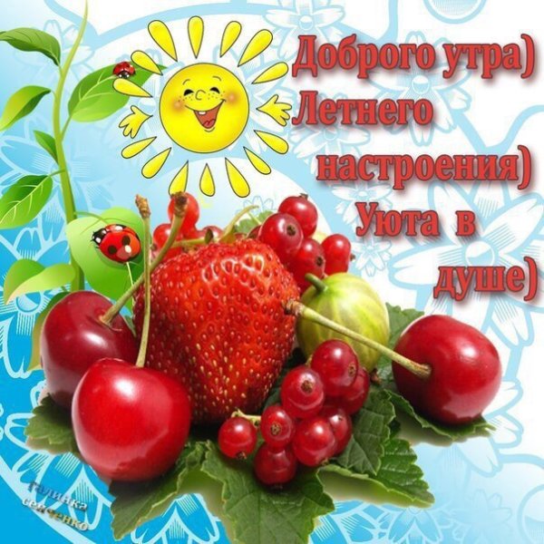 Пожелания с добрым летним утром