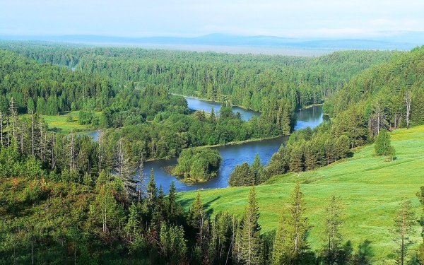 Таежные просторы Западной Сибири