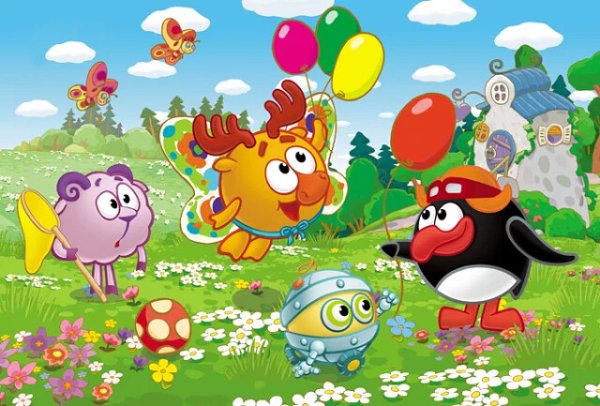 Смешарики лето